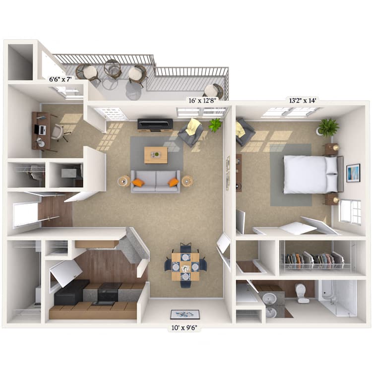 Floorplan image of unit 090916