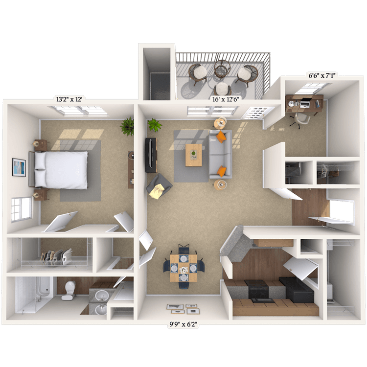 Floorplan image of unit 272713