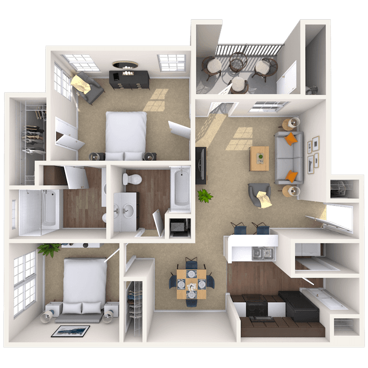 Floorplan image of unit 011101