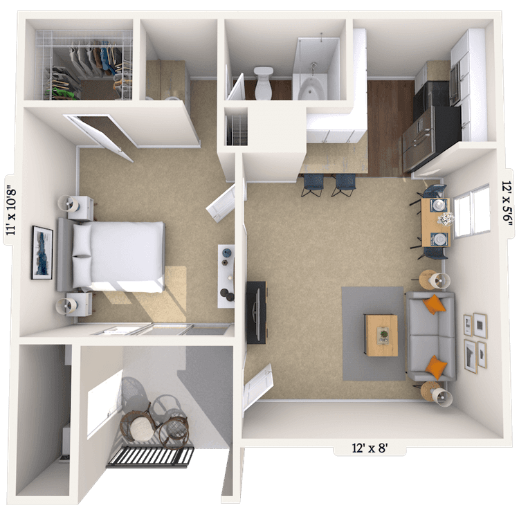 Floorplan image of unit 202056