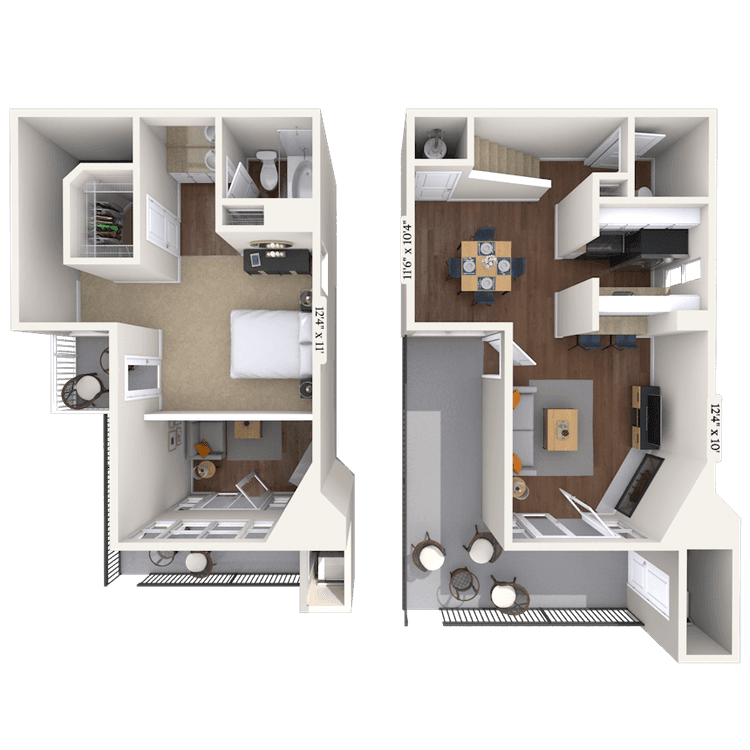 Floorplan image of unit 101061