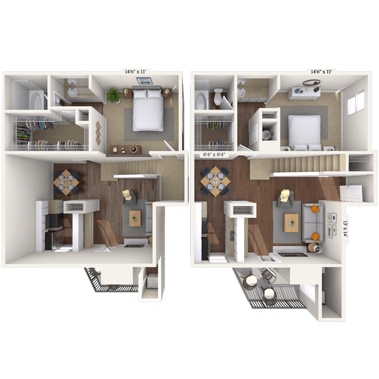 Floorplan image of unit 202012