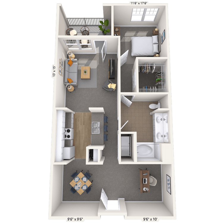 Floorplan image of unit 01368