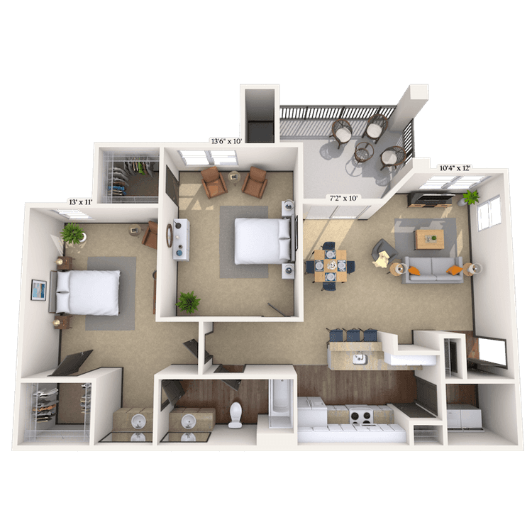 Floorplan image of unit 191922