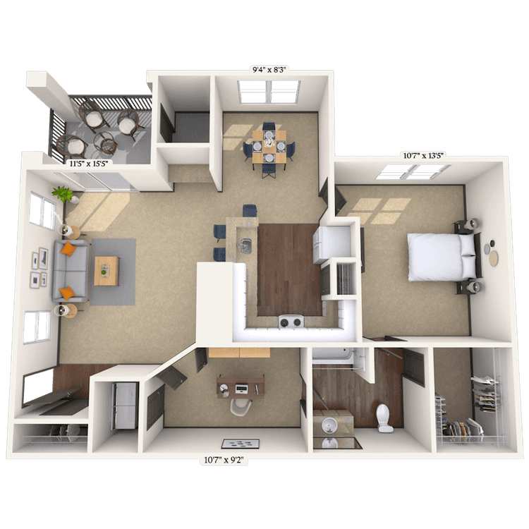 Floorplan image of unit 212128