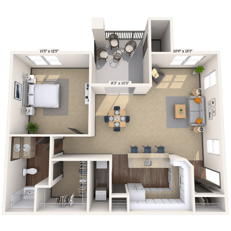 Floorplan image of unit 292922