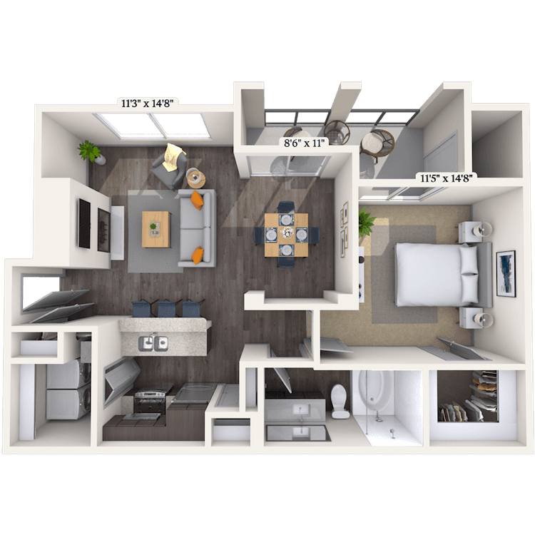 Floorplan image of unit 010236