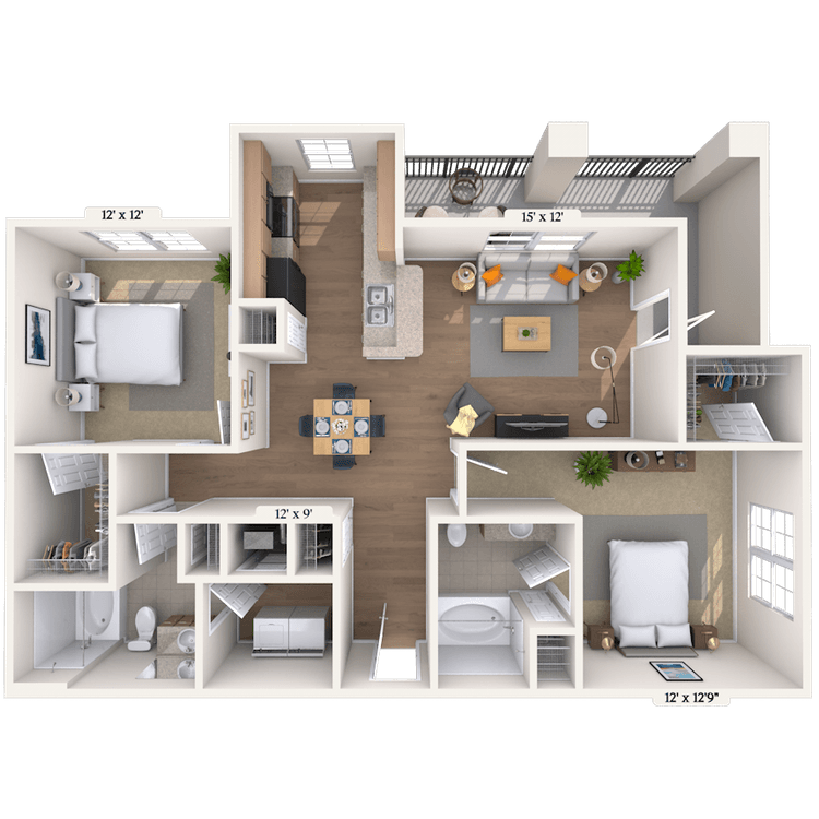 Floorplan image of unit 0505207