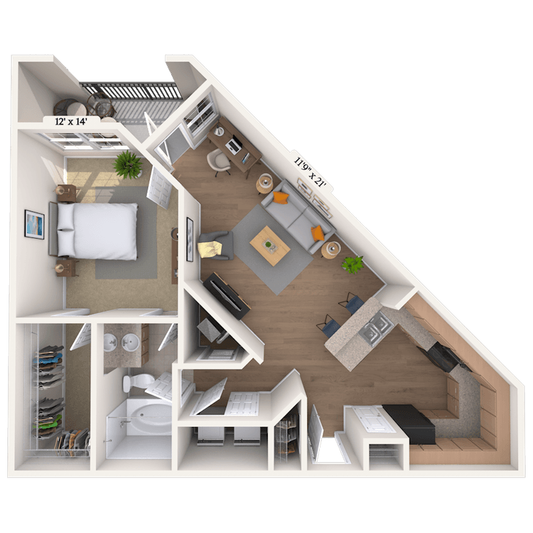 Floorplan image of unit 0606206