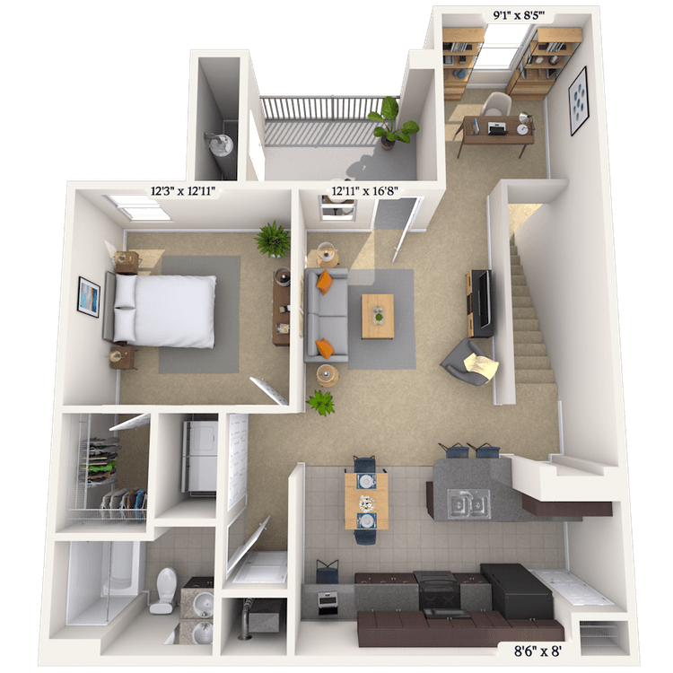 Floorplan image of unit 0909207