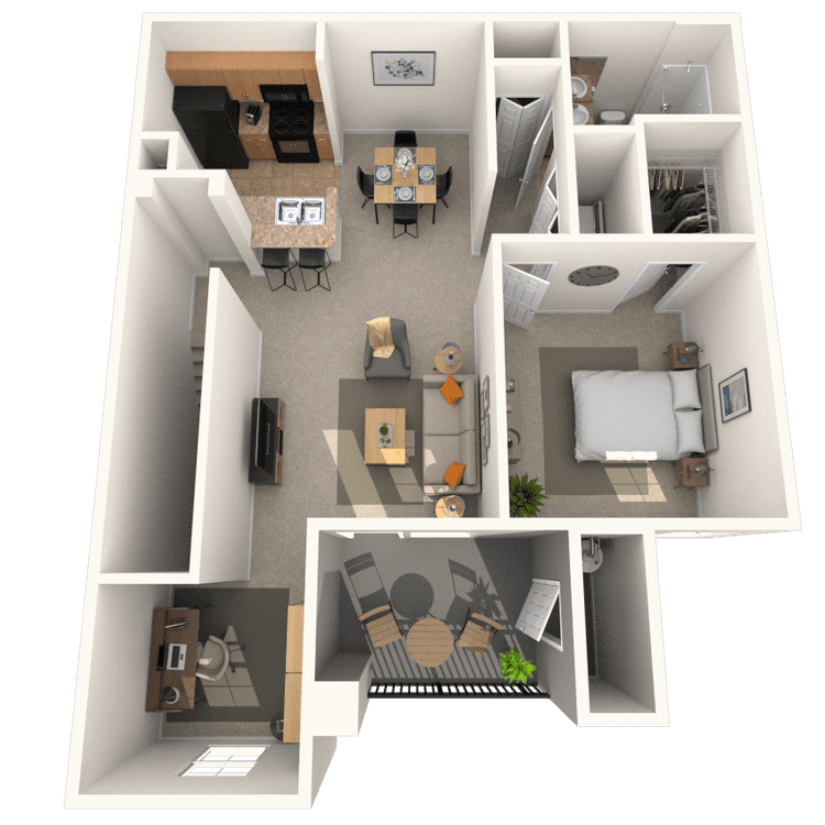 Floorplan image of unit 0103207
