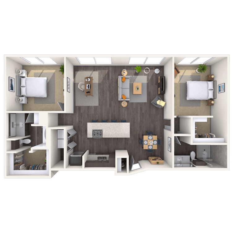 Floorplan image of unit 11039