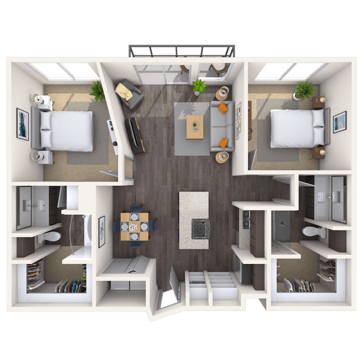Floorplan image of unit 11095