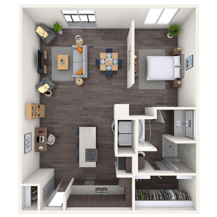 Floorplan image of unit 12042