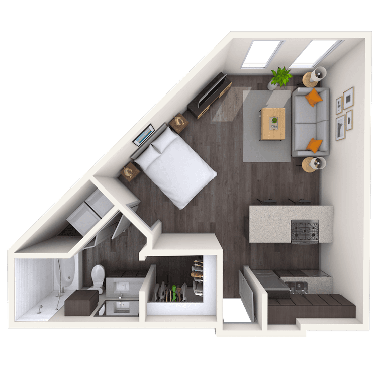 Floorplan image of unit 13079