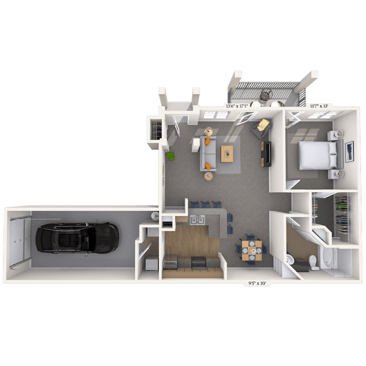 Floorplan image of unit 04411