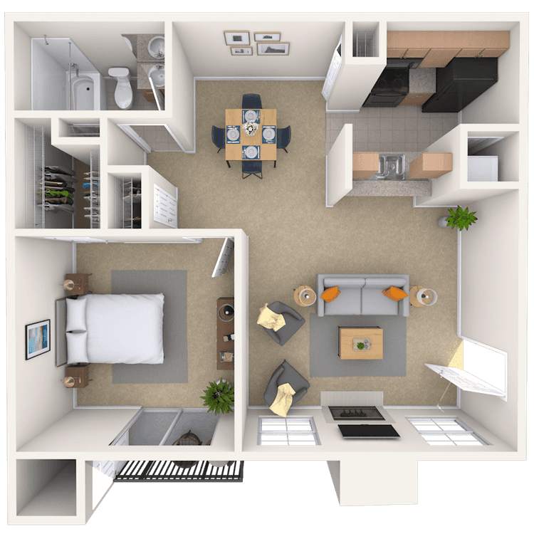 Floorplan image of unit 0117203