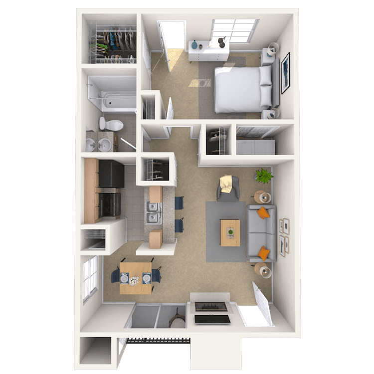 Floorplan image of unit 0127101