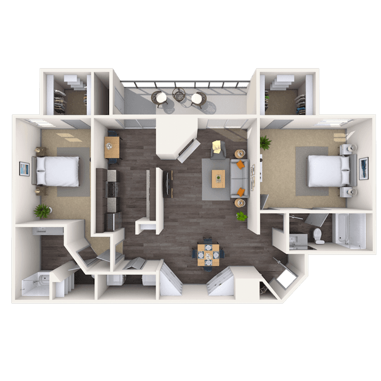 Floorplan image of unit 101026