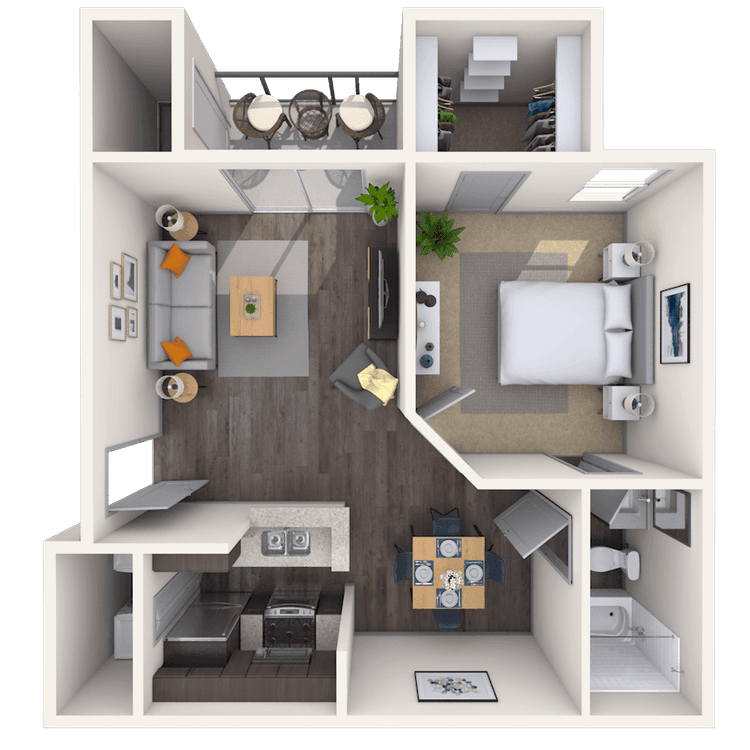 Floorplan image of unit 03315