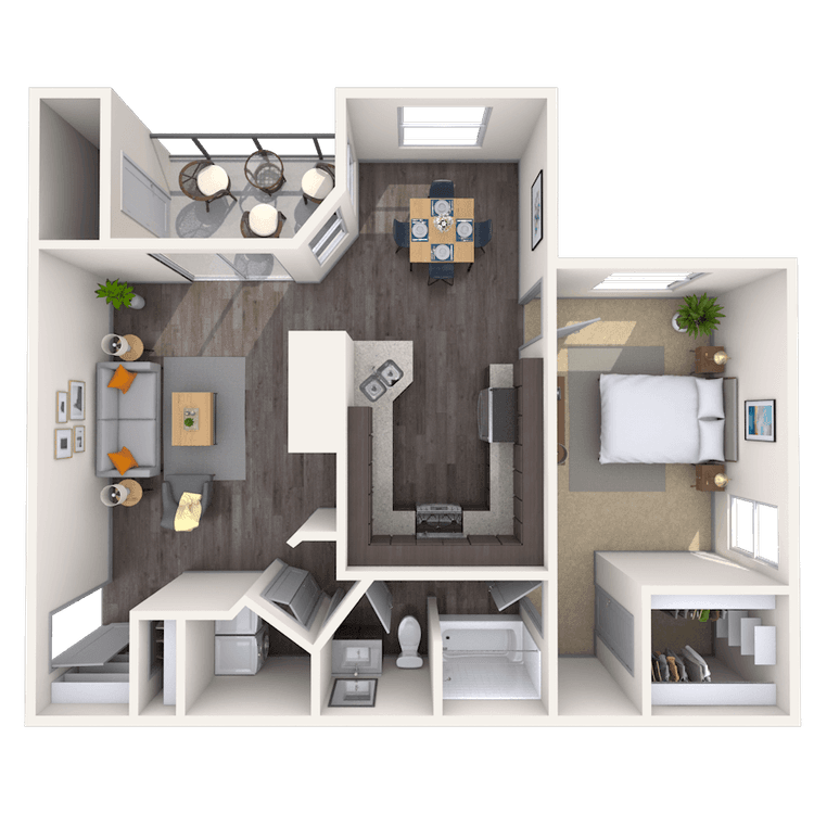 Floorplan image of unit 02217