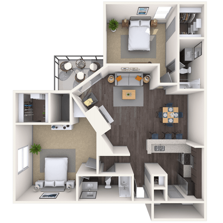 Floorplan image of unit 07711