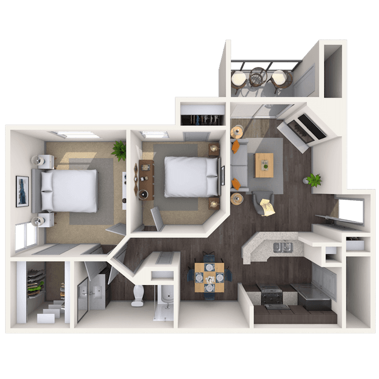 Floorplan image of unit 08812