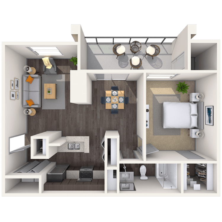 Floorplan image of unit 04434