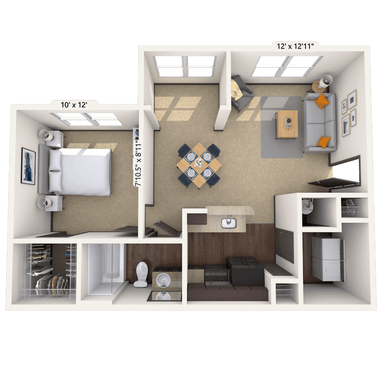 Floorplan image of unit 1616208