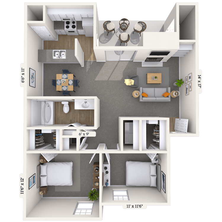 Floorplan image of unit 020208
