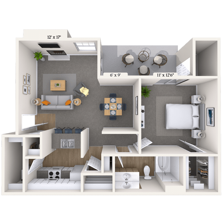 Floorplan image of unit 060613