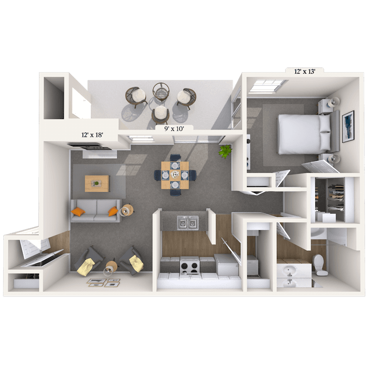 Floorplan image of unit 121201
