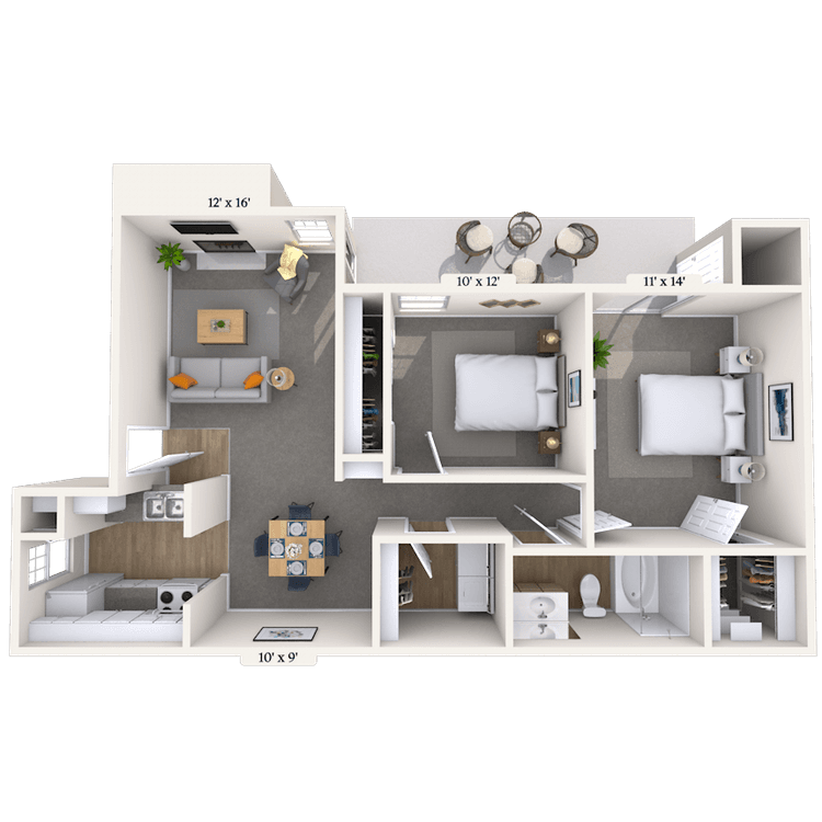 Floorplan image of unit 181804