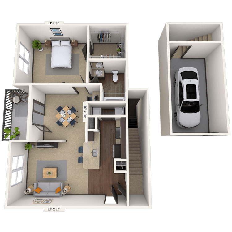 Floorplan image of unit 131321