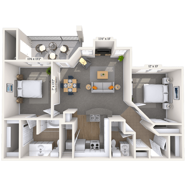 Floorplan image of unit 040413