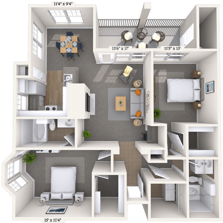 Floorplan image of unit 101031