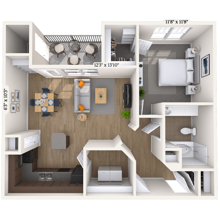 Floorplan image of unit 353524
