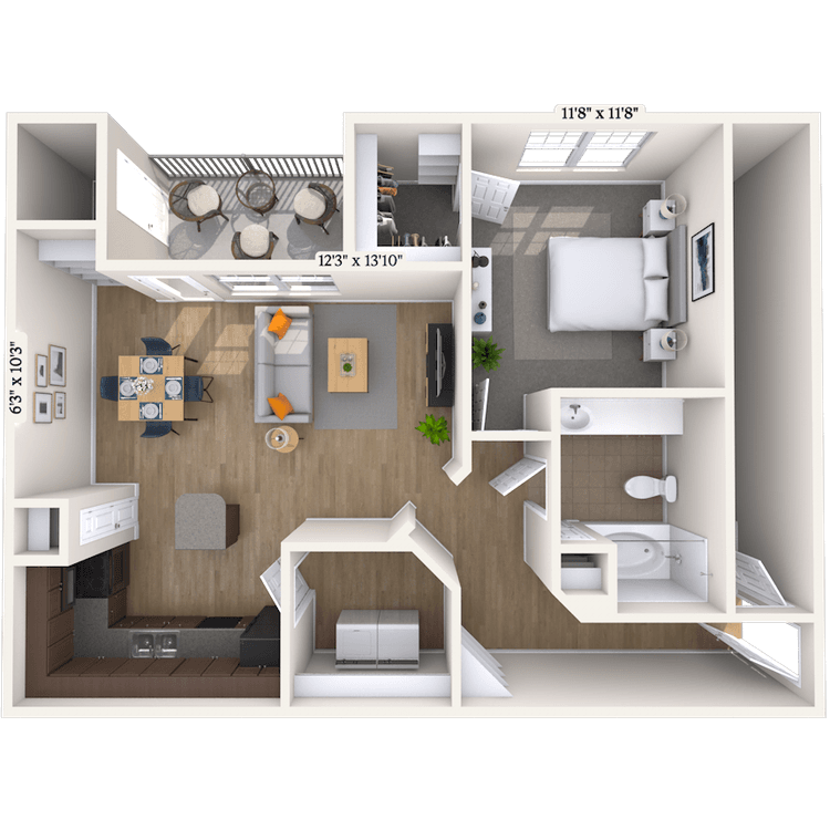 Floorplan image of unit 353527