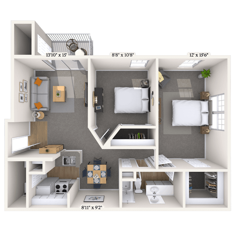 Floorplan image of unit 0808101