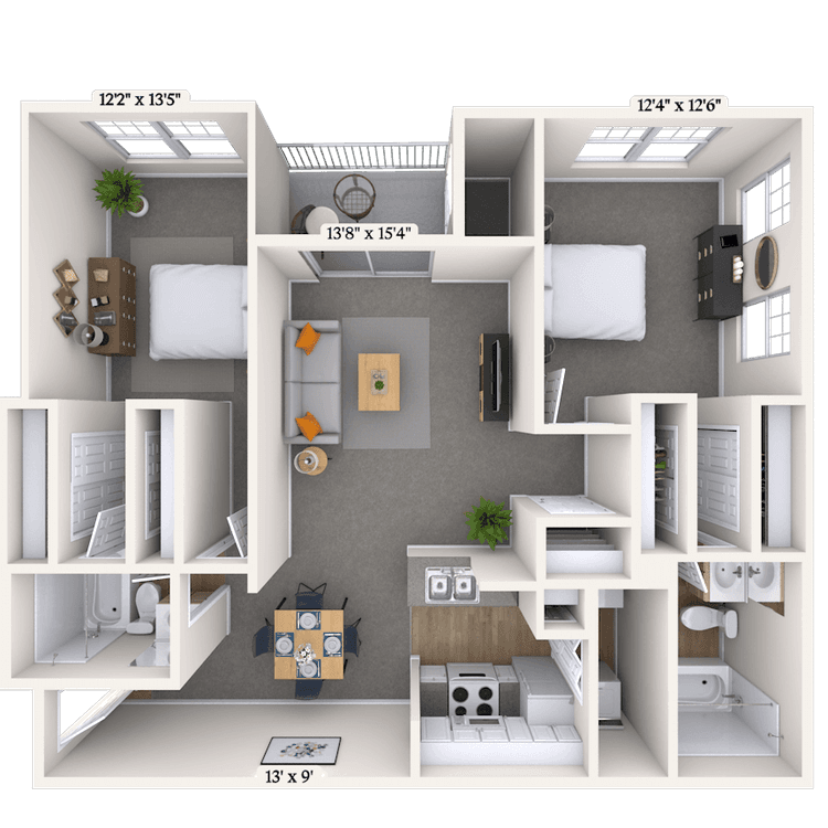 Floorplan image of unit 1818212