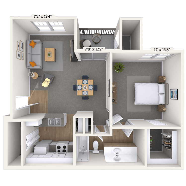 Floorplan image of unit 1313304