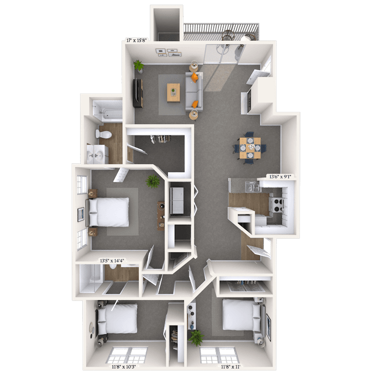 Floorplan image of unit 0606301