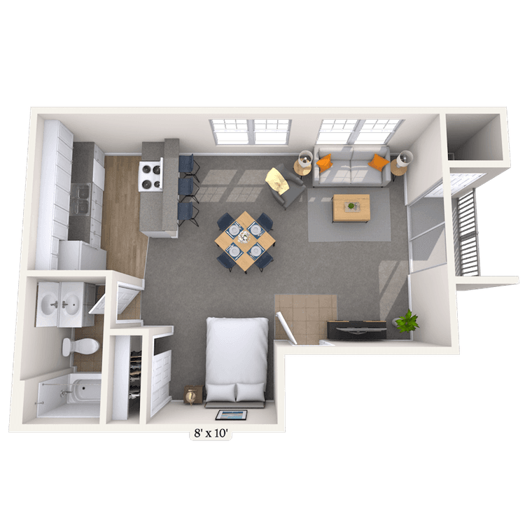 Floorplan image of unit 04411
