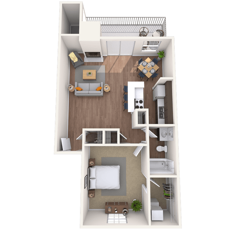 Floorplan image of unit 242401