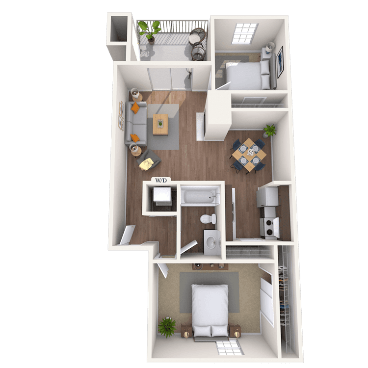 Floorplan image of unit 303012