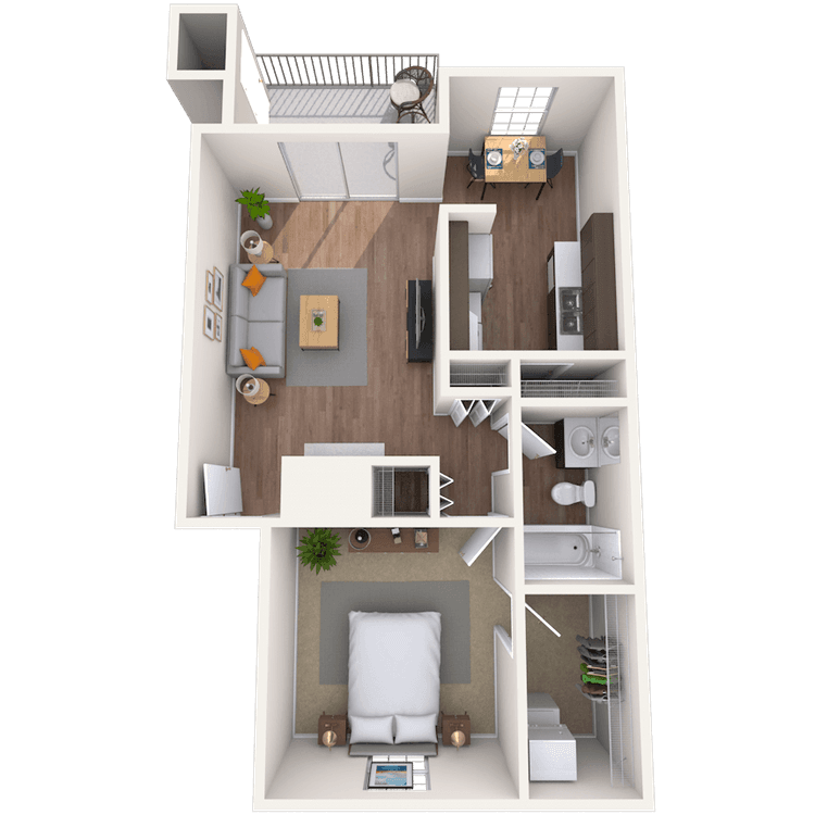 Floorplan image of unit 252506