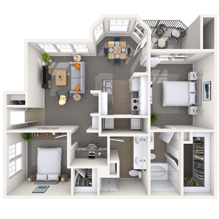 Floorplan image of unit 030326