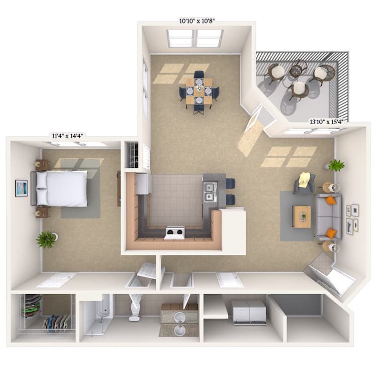 Floorplan image of unit 05515