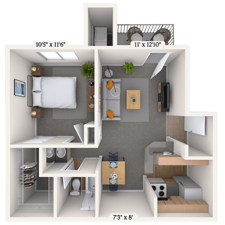 Floorplan image of unit 030306