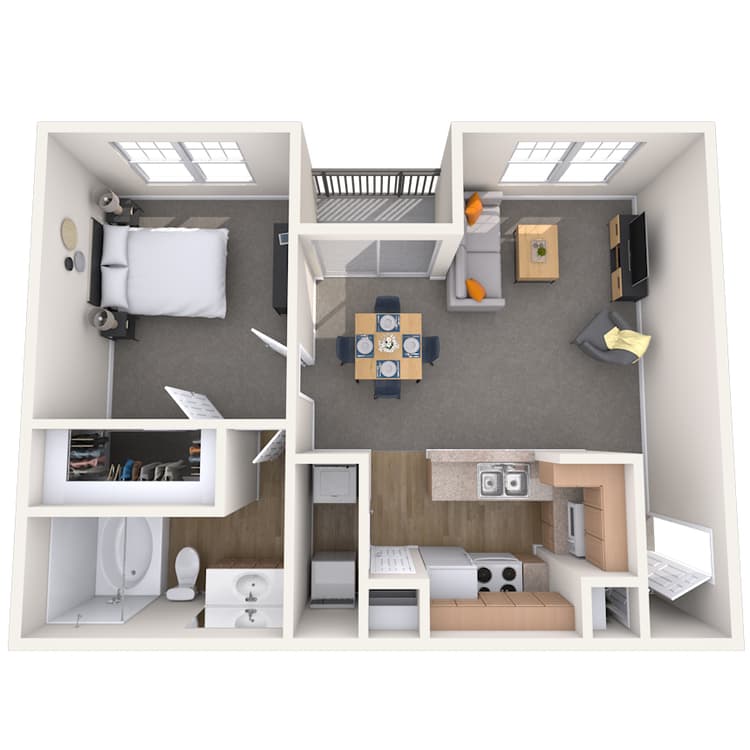 Floorplan image of unit 01231